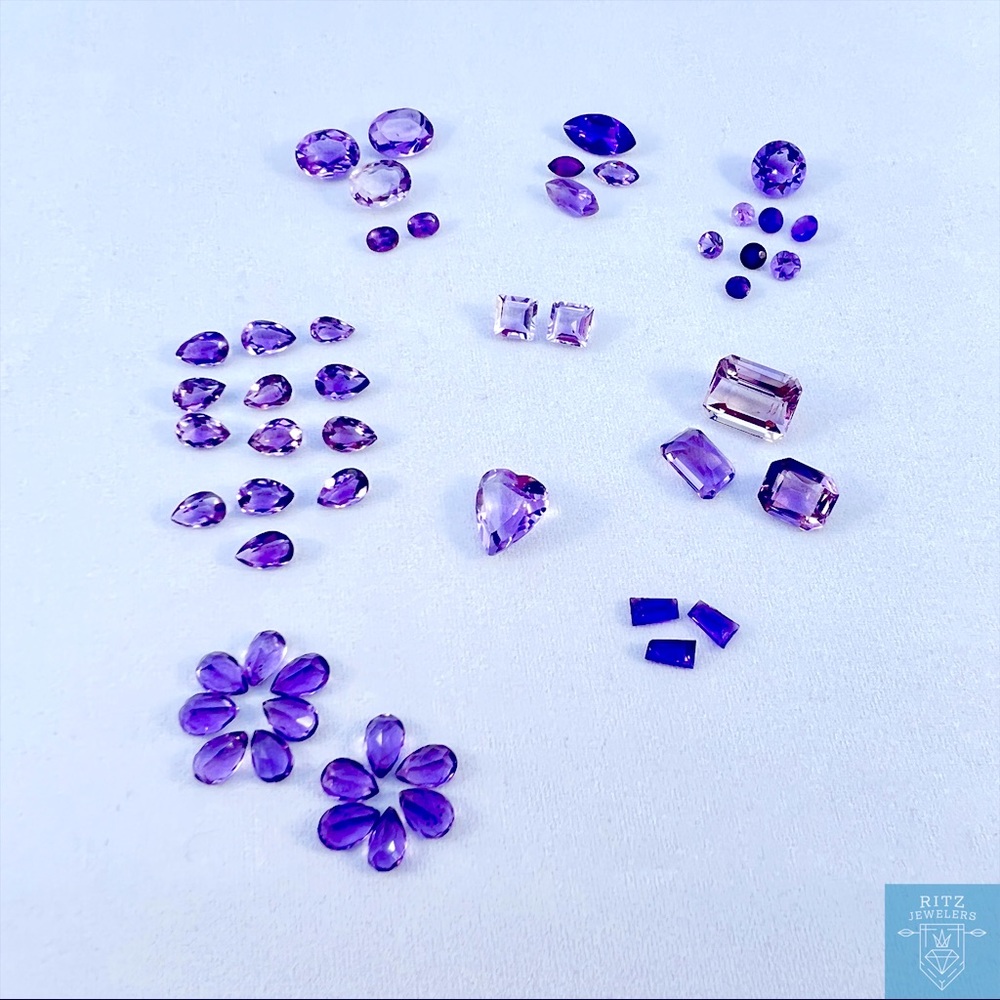 30 Carats Of Genuine Amethyst at Wholesale Price